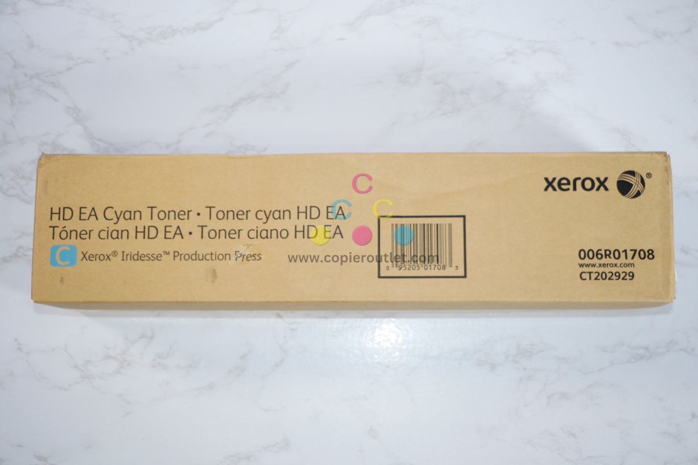 New OEM Xerox Iridesse Production Press Cyan Toner 006R01708(6R1708) Same Day Ship