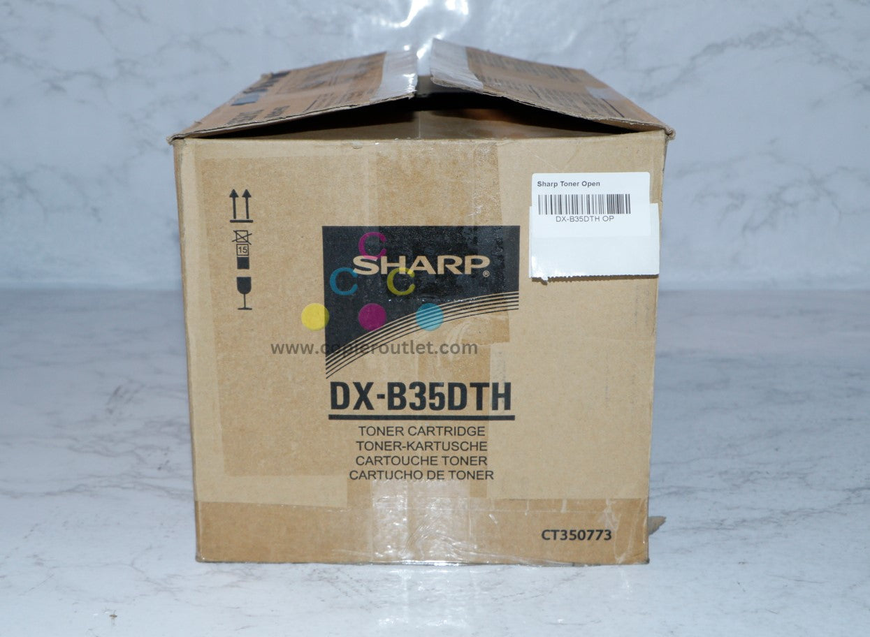 Open Box OEM Sharp DX-B350P Black Toner Cartridge DX-B35DTH Same Day Ship