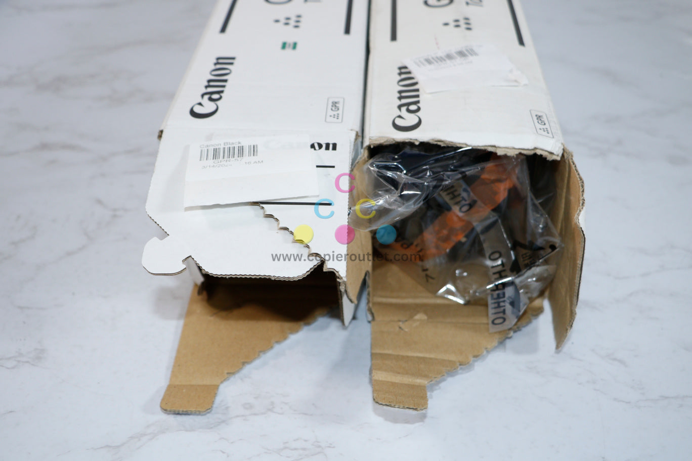 2 Open Box New OEM Canon imageRUNNER 4525i III,4535i,4545i Black Toners GPR-57K