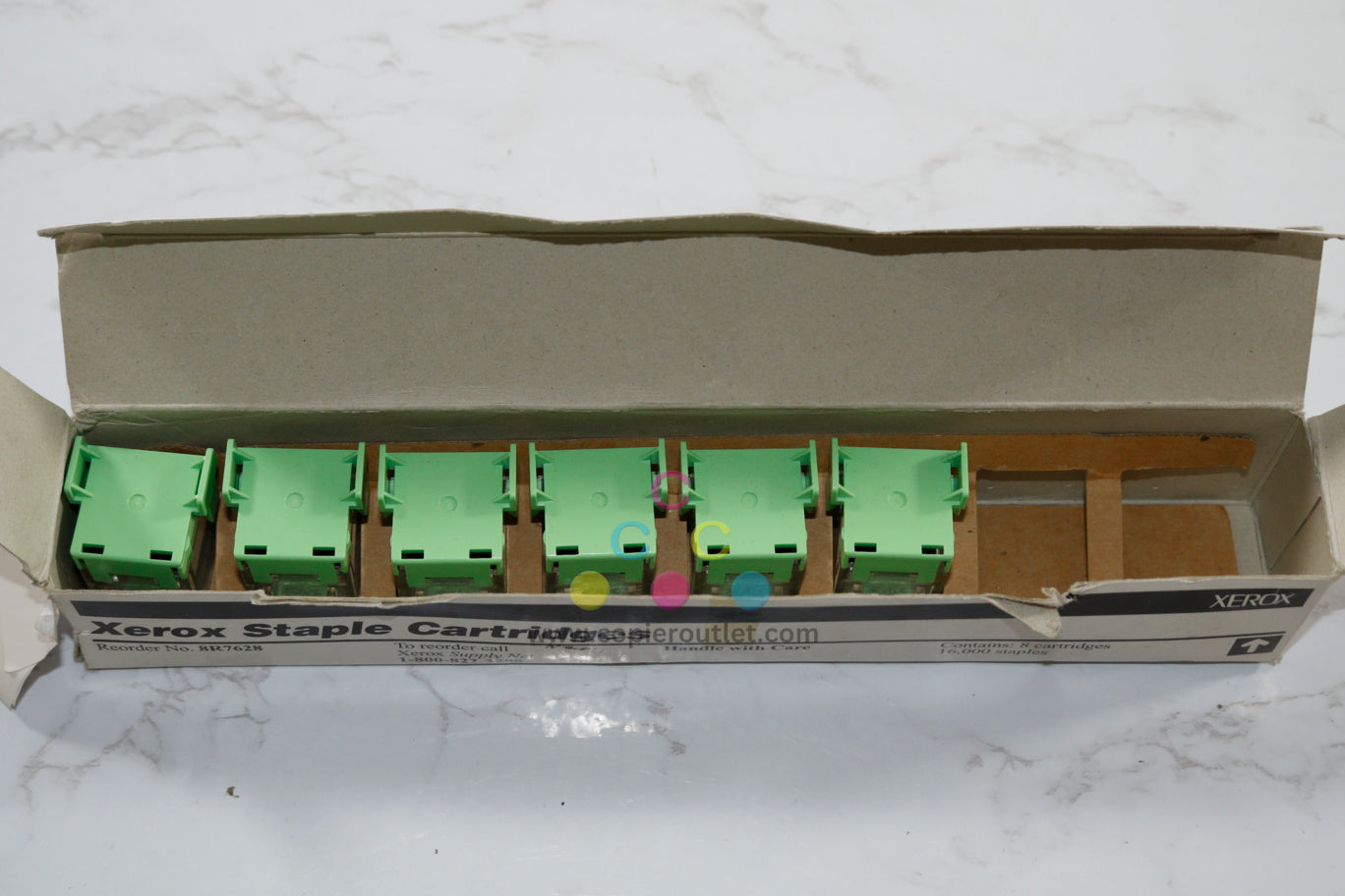 Open OEM Xerox Phaser 5328,5334,5626 Staple 8R7628 / 008R07628 (6 carts in total)