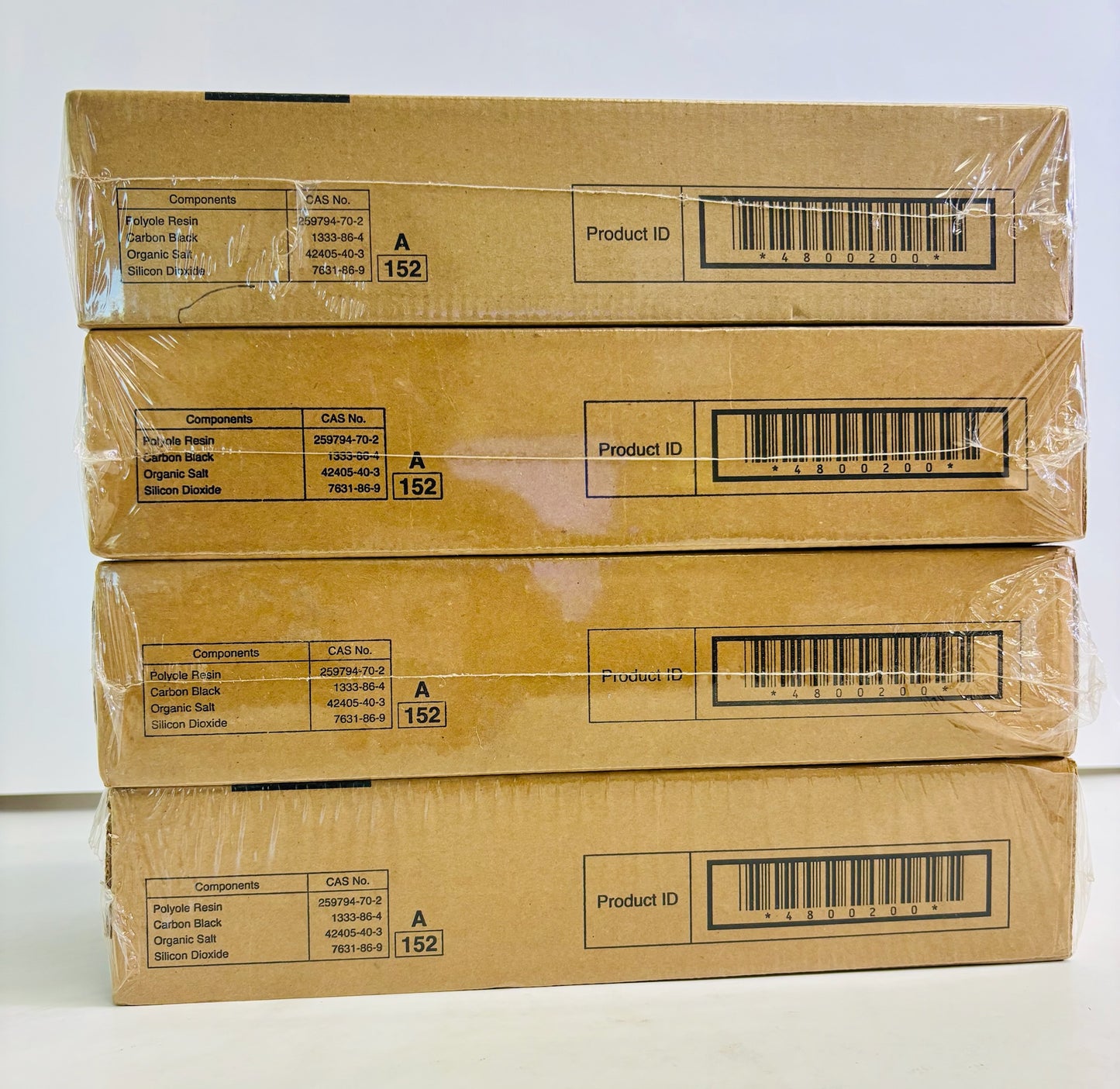 4 Genuine Lanier LD228C,LD238C Black Toner Cartridges 4800200, 480-0200