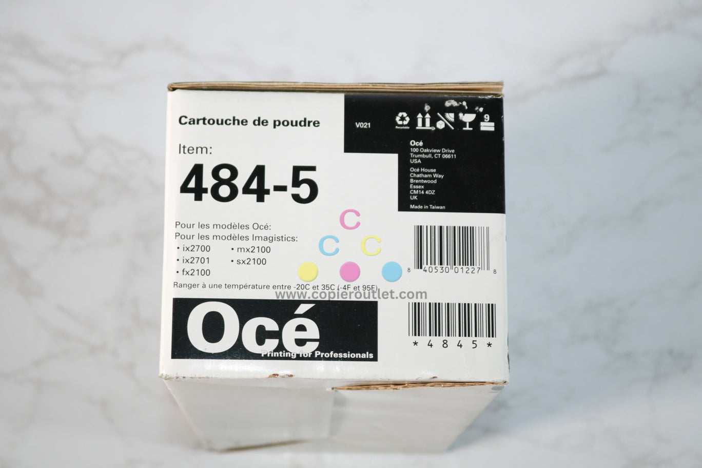 New OEM Oce Imagistics ix2700, fx2100, SX2100 Black Toner Cartridge 484-5 (4845)