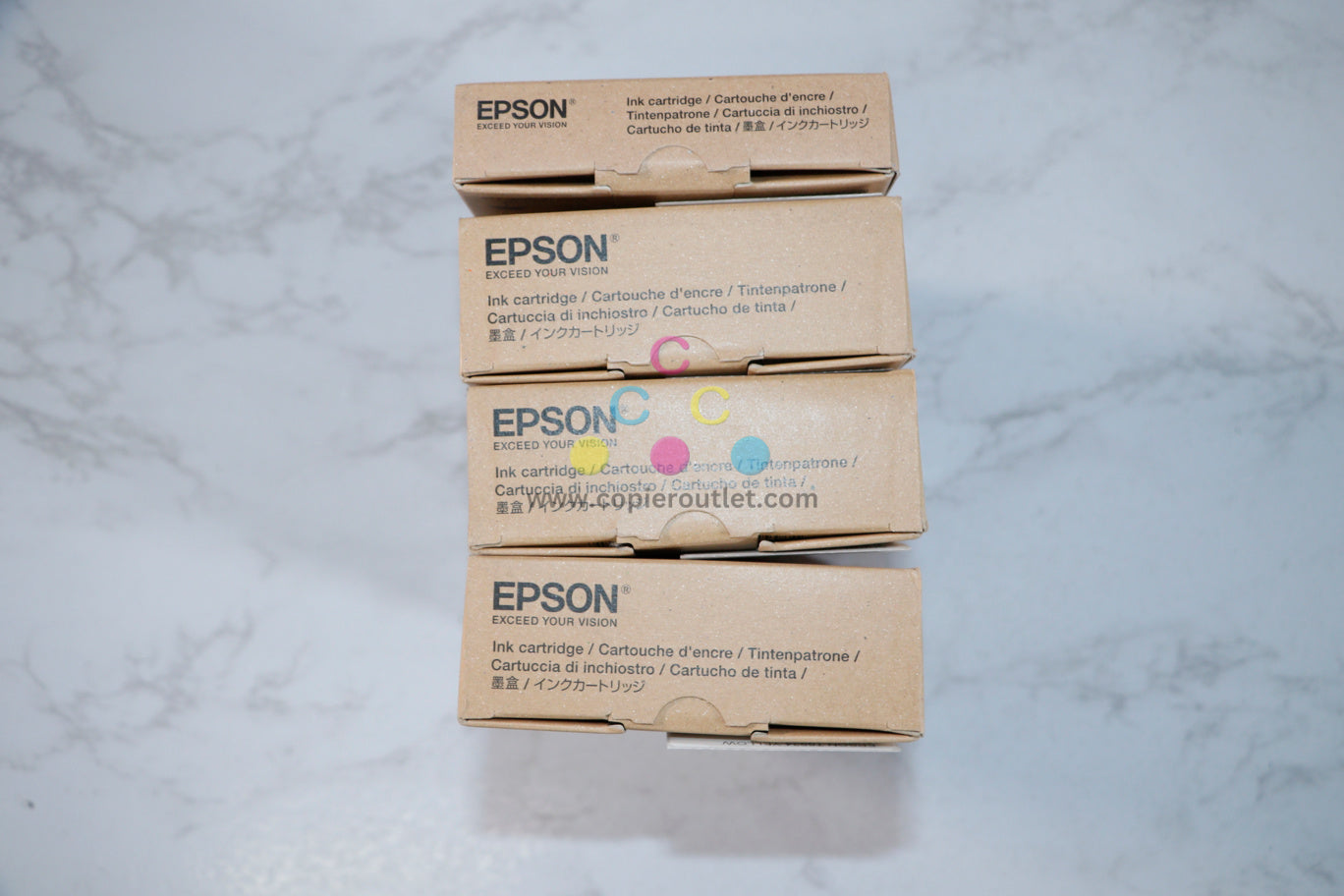 4 OEM Epson SC-T3000,5000,7000,3070,5070 CCMY Inks T6922,T6932,T6933,T6934