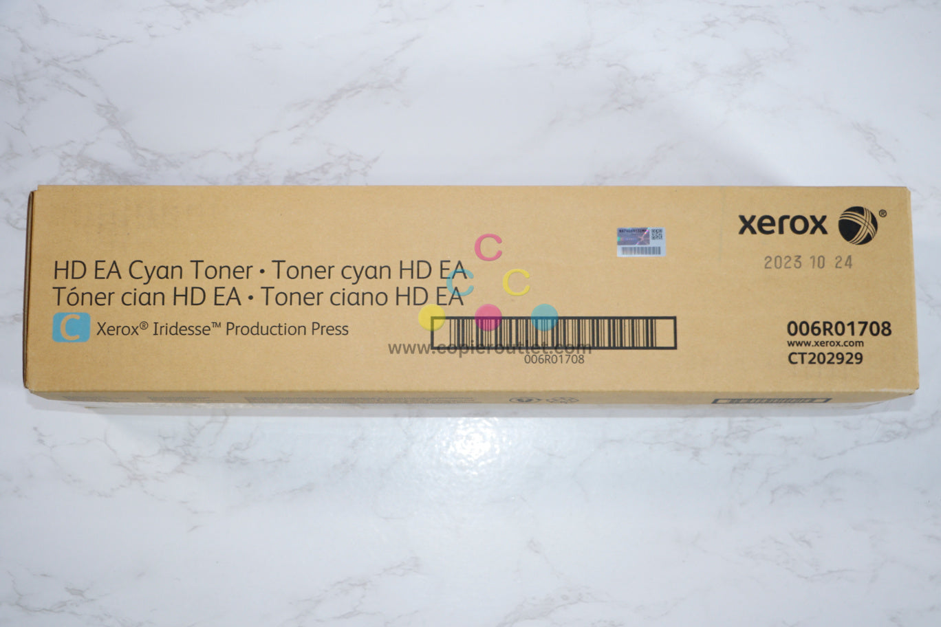 New OEM Xerox Iridesse Production Press Cyan Toner 006R01708(6R1708) Same Day Ship