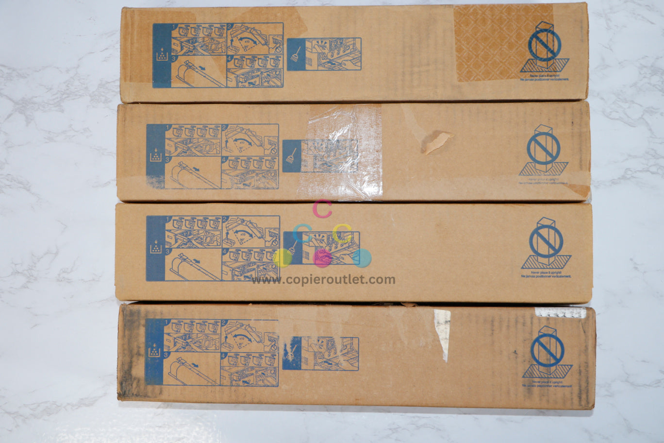 Cosmetic OEM Toshiba eSTUDIO2555C,3055C,3555C,4555C MYYK Toner Set T-FC50U