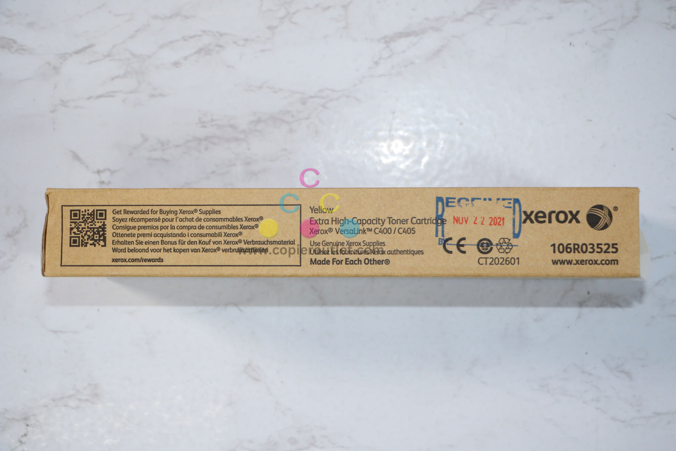 New OEM Xerox VersaLink C400,C405 Yellow Extra High Capacity Toner 106R03525