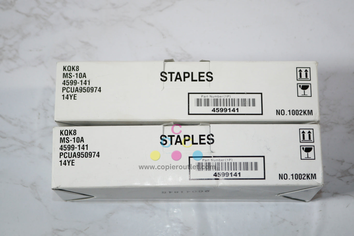 Open OEM Konica bizhub 552,600,652 Staples MS-10A, 14YE, 4599-141 (4 carts in total)