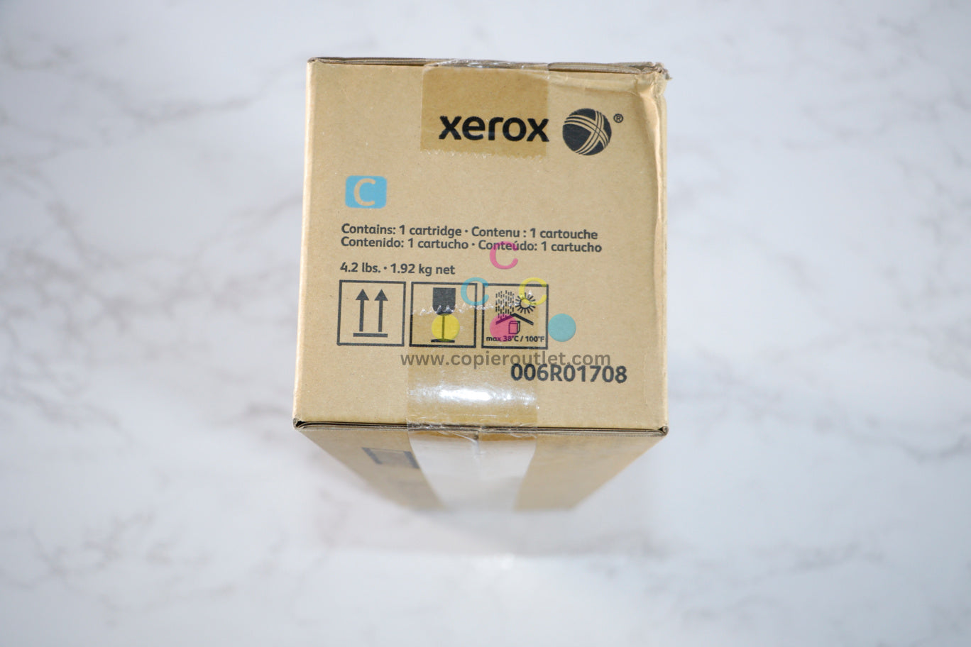 New OEM Xerox Iridesse Production Press Cyan Toner 006R01708(6R1708) Same Day Ship