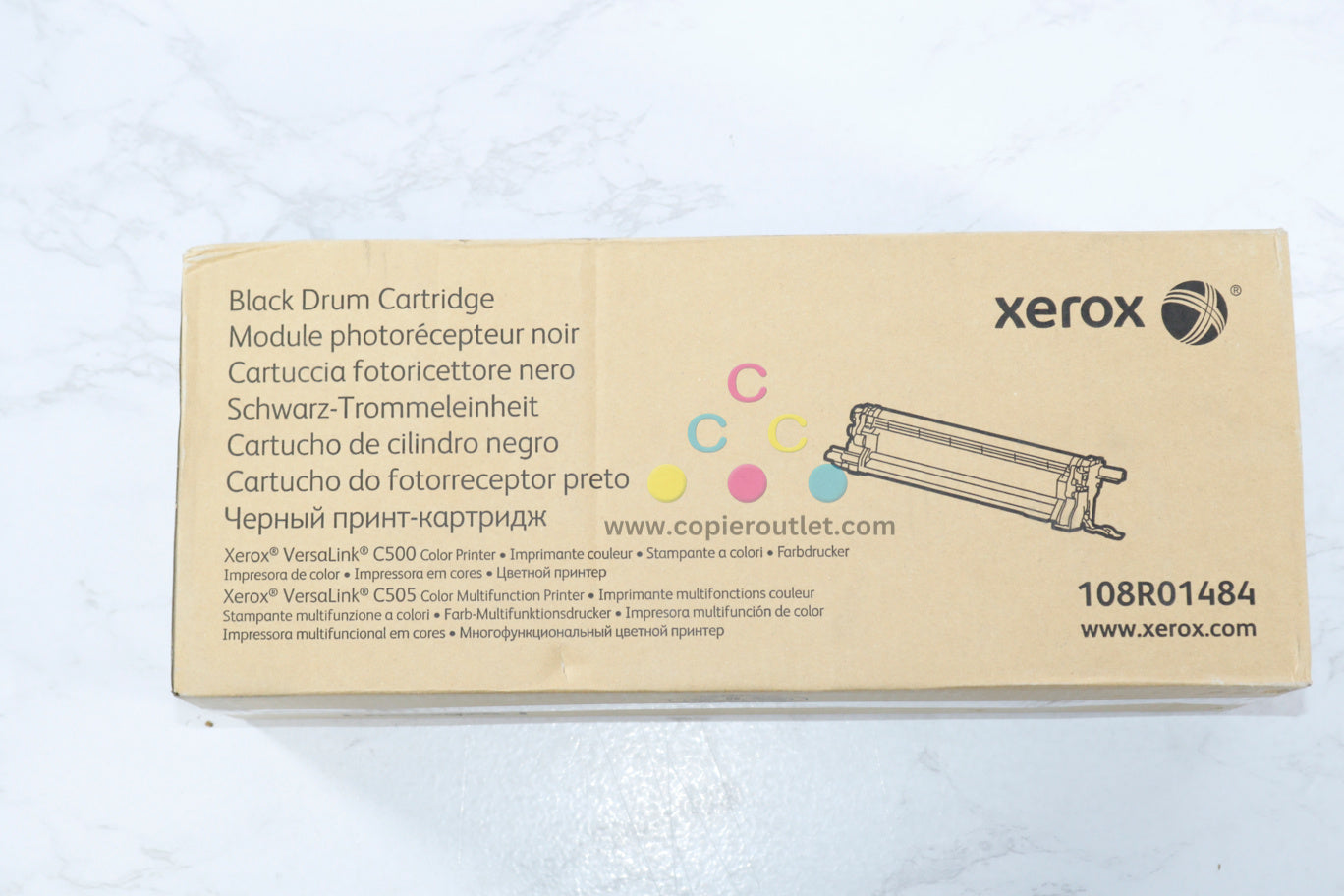 Genuine Xerox VersaLink C500, C505, Black Drum Cartridge 108R01484, CT351124