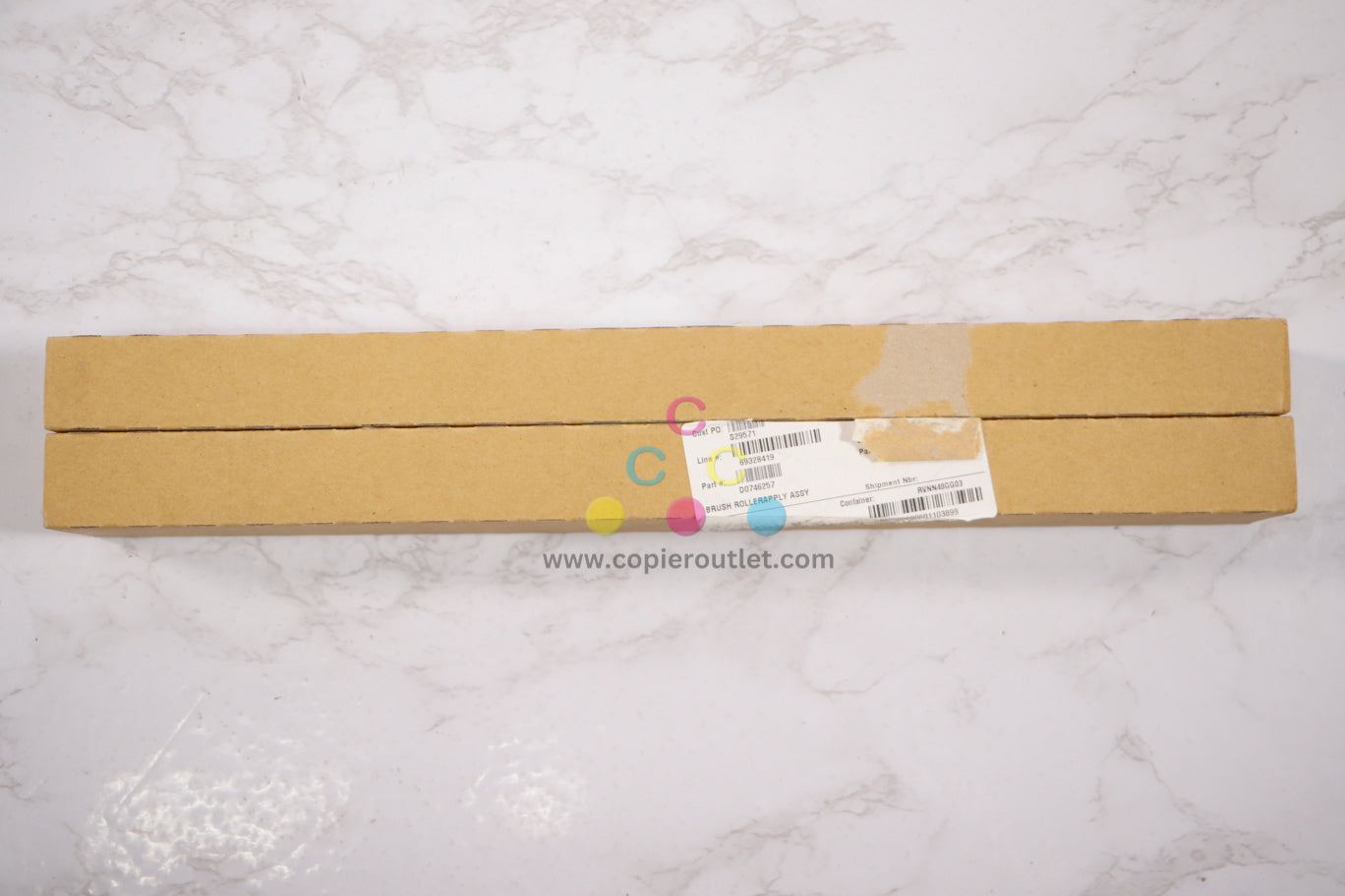 2 OEM Ricoh Pro 8100EX, Pro8100S, Pro8110S Apply Brush Roller D074-6257 (D0746257)