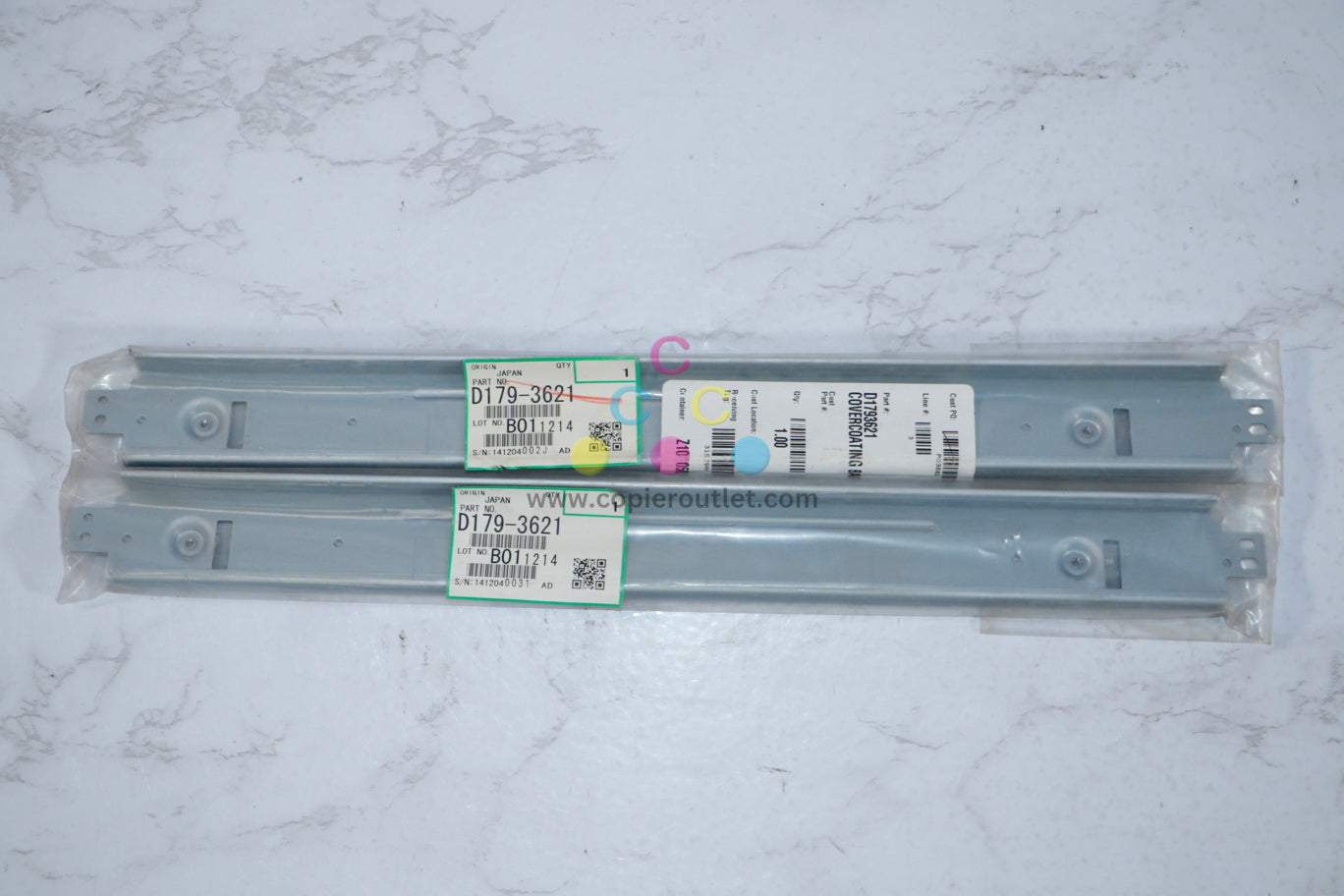 2 New OEM Ricoh Pro 8310s,8310,8320s Cover: Coating Bar D179-3621 (D1793621)