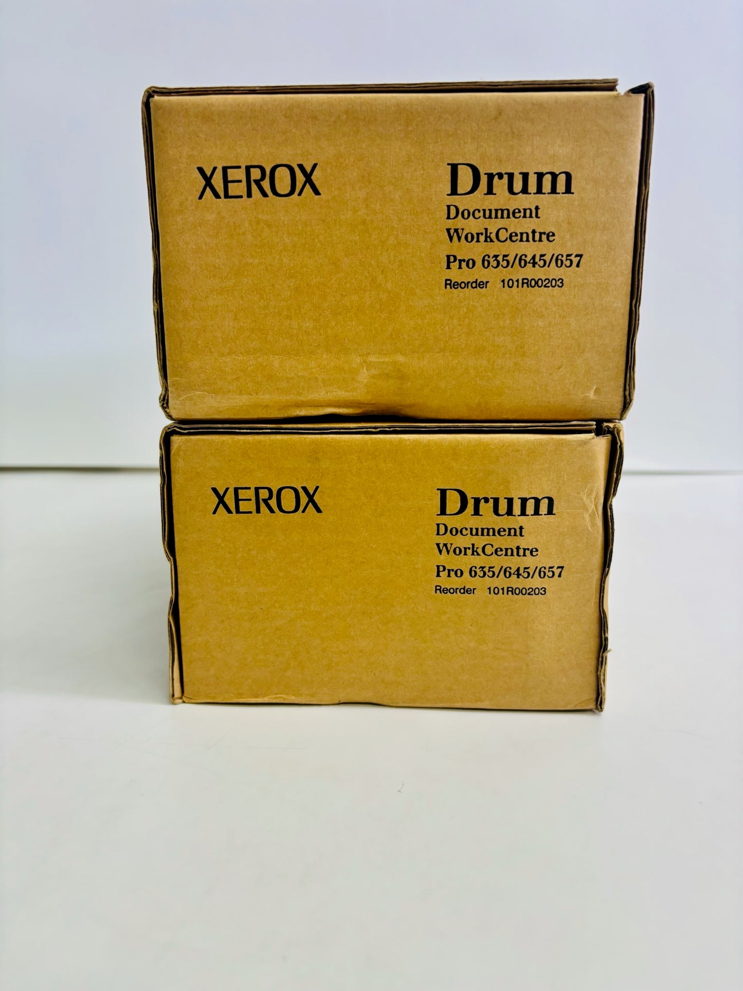 2 Open Box Genuine Xerox Pro 635, 645, 657 Black Drum Cartridge 101R00203