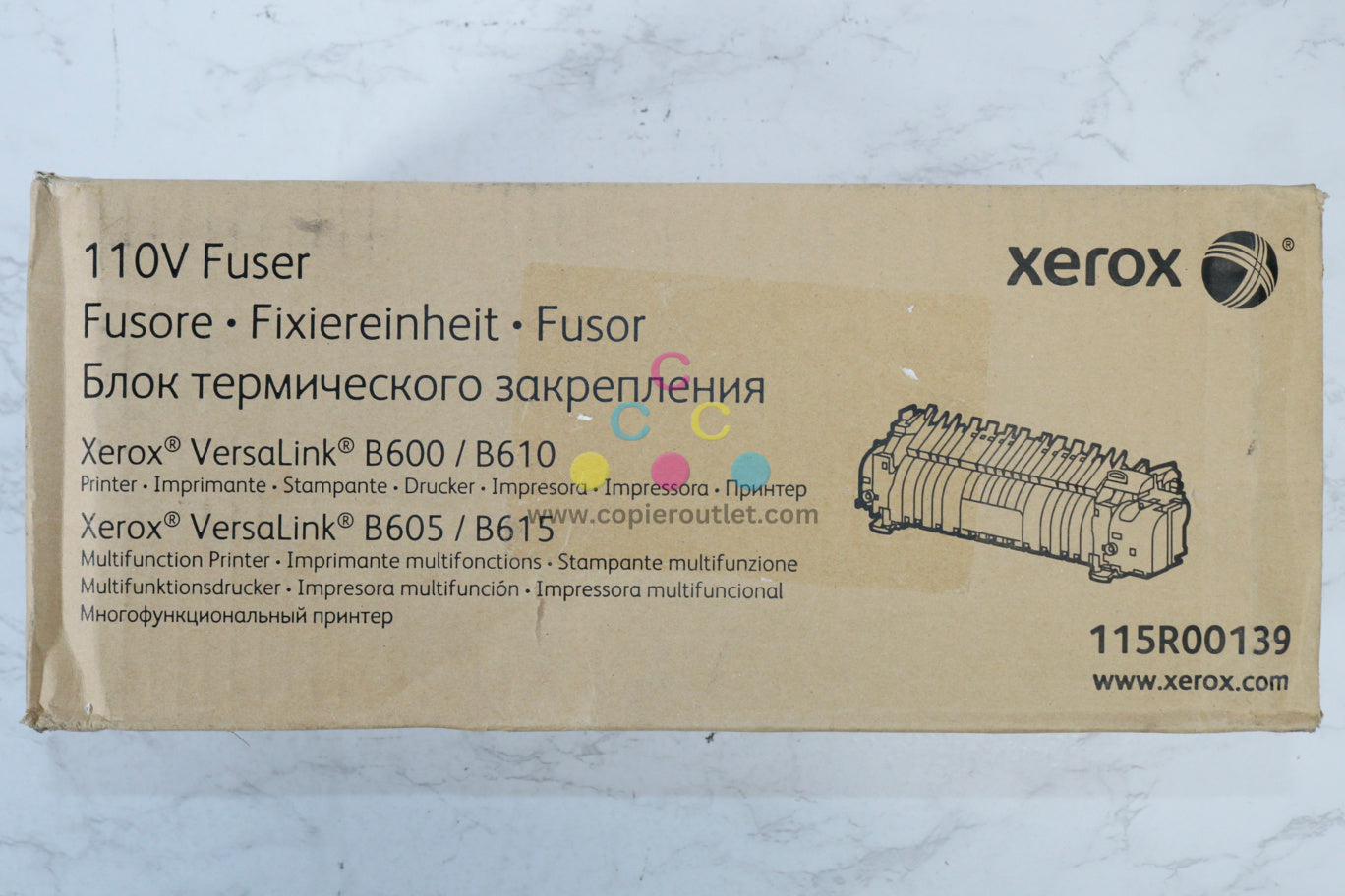 Genuine Xerox B600, B605 110v Fuser Fixing Unit Printer 115R00139 Same Day Ship!!!