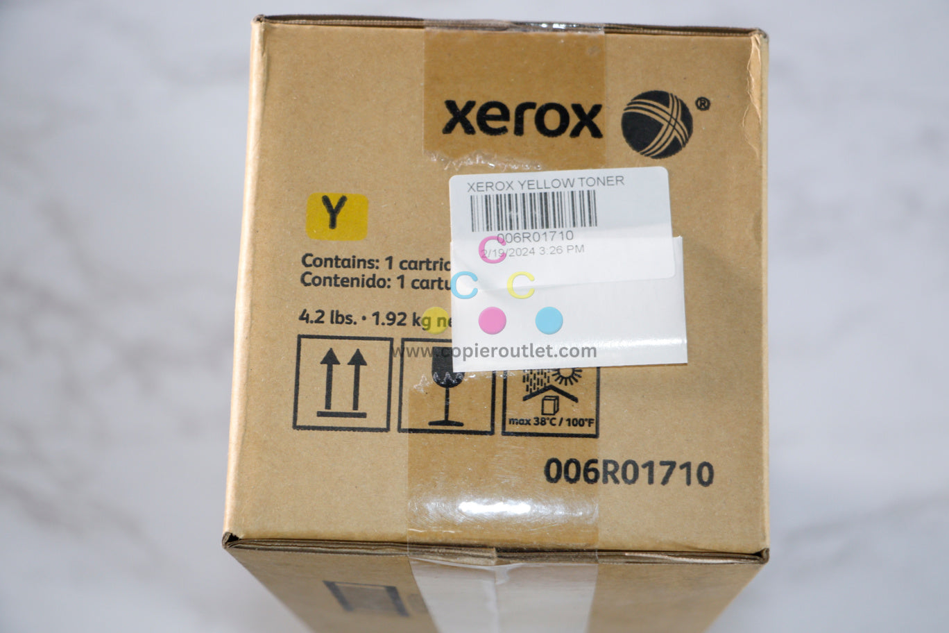 New OEM Xerox Iridesse Production Press Yellow Toner 006R01710(6R1710) Same Day Ship