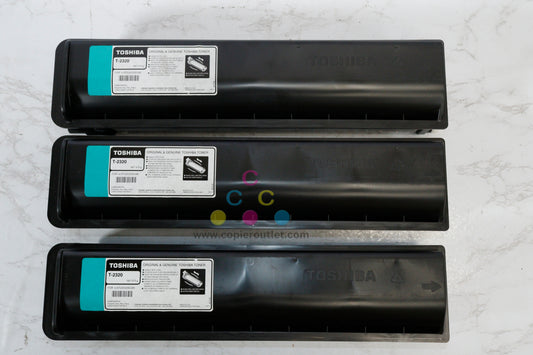 Lot of 3 OEM Toshiba eSTUDIO 230, 280 Black Toner T-2320/T2320 Same Day Ship