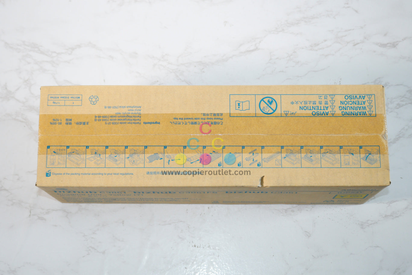 OEM Konica Minolta bizhub C3851,C3851FS,C3351 Yellow Imaging Unit IUP24Y (A95X06D)