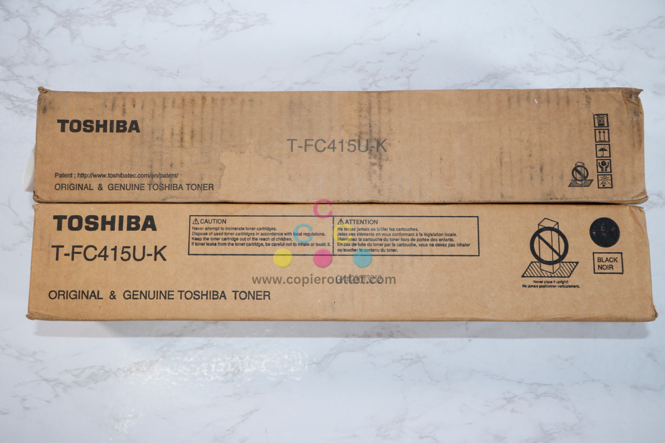 2 Cosmetic OEM Toshiba eSTUDIO2515AC,3015AC,3515AC Black Toners T-FC415U-K