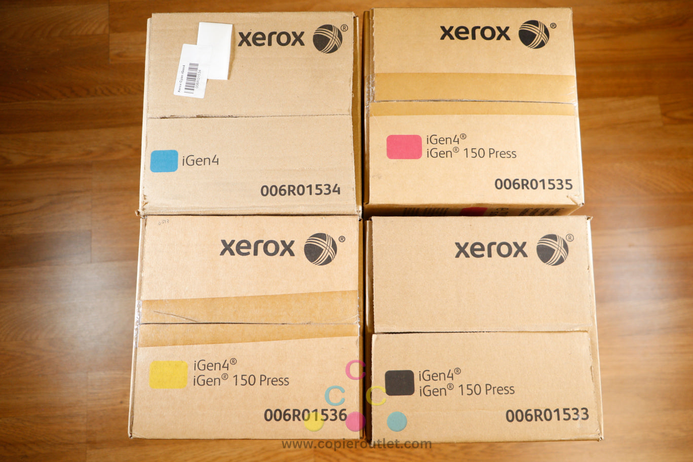 NEW Genuine Xerox 006R01533,34,35,36 CMYK Matte Dry Ink Toner for iGen4 iGen150
