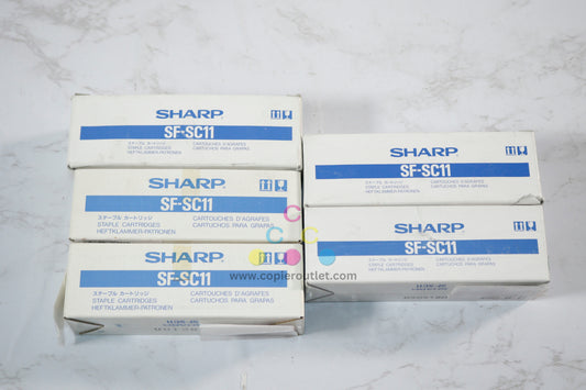 5 New OEM Sharp AR250,AR280,AR285,AR286,AR287 SF-SC11 Staple Cartridges NO.500S
