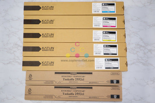 7 New Compatible Kyocera TASKalfa 2552ci,2553ci TK-8347/TK-8349 CMYK Toners