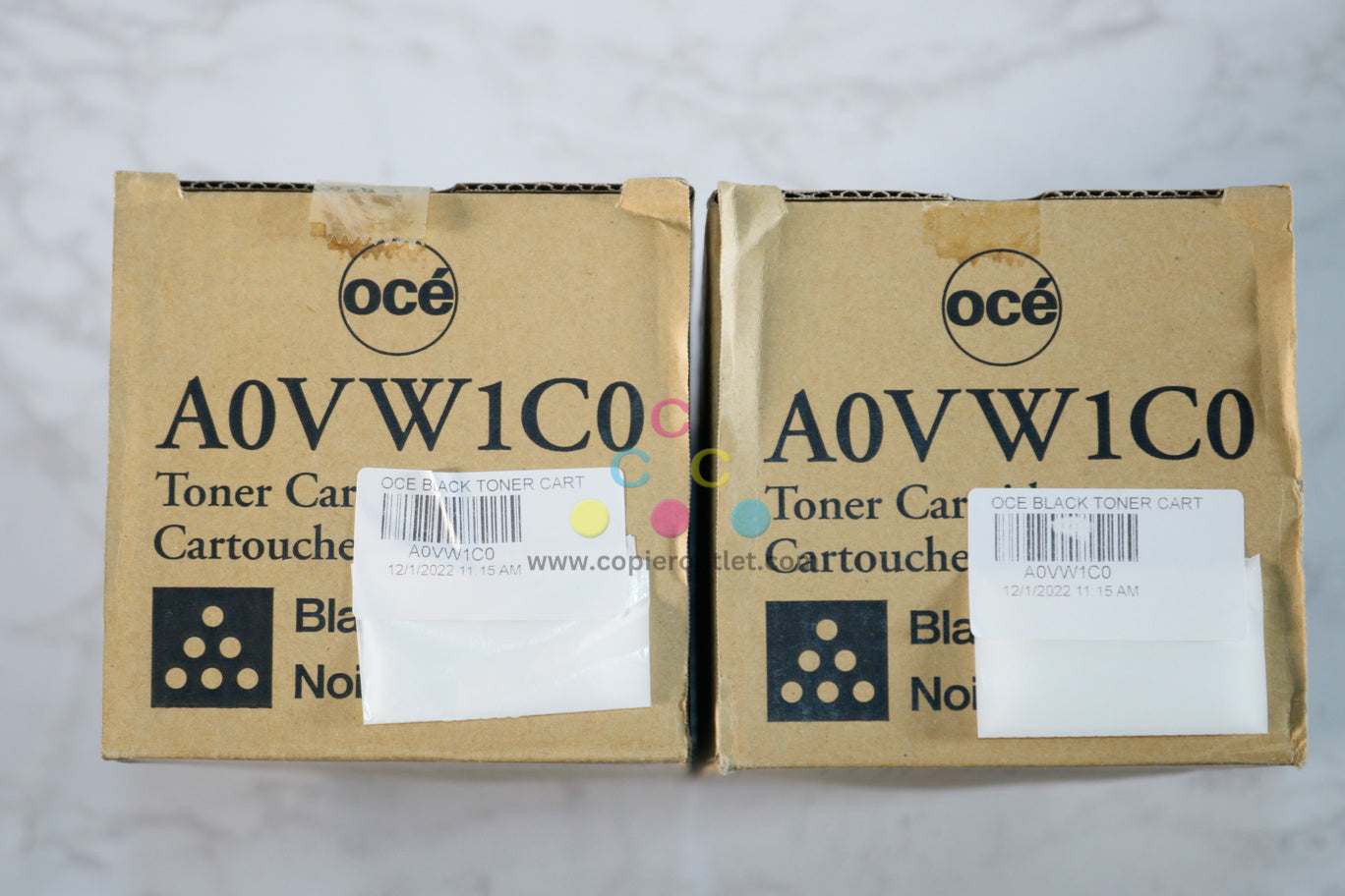 2 Open OEM Oce CS655,CS655Pro,CS665,CS665Pro Black Toner Cartridge A0VW1C0