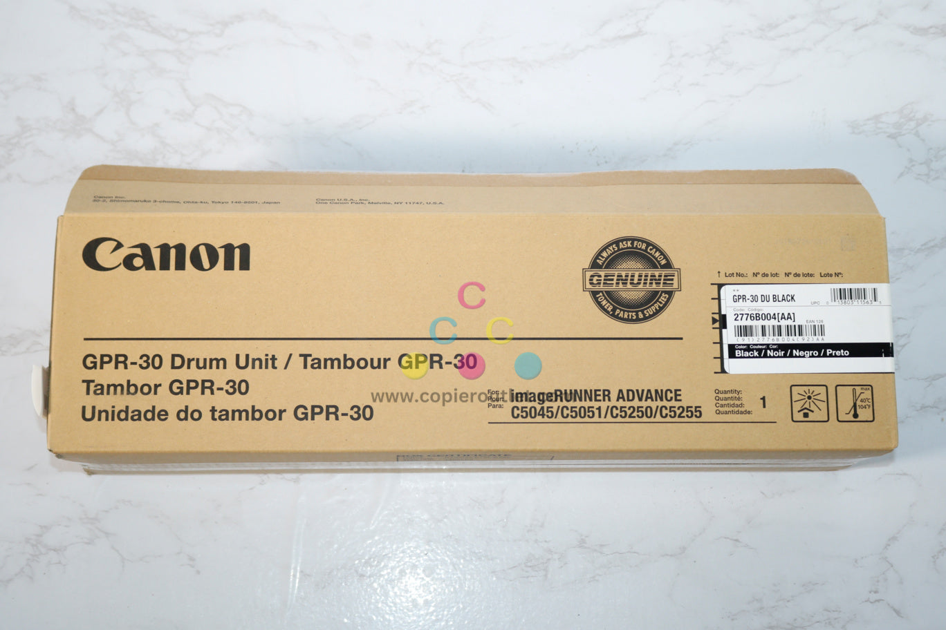 Open OEM Canon iR C5045,C5051,C5250,C5255 GPR-30 Black Drum 2776B004[AA]