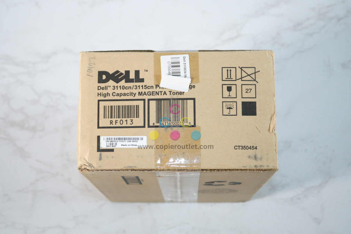 New OEM Dell Laser Printer 3110cn, 3115cn Magenta High Yield Toner RF013 (CT35045)