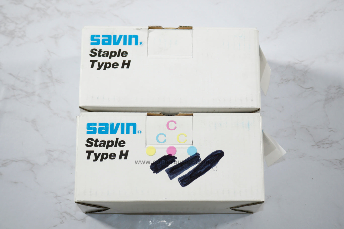 2 OEM Savin DSM 2070DP,2535,2545 Type H Staple Cartridges, 9849, 410511, 1100R-SA