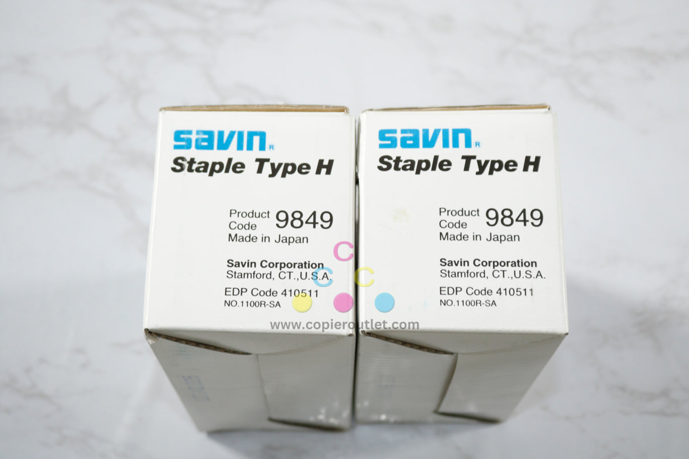 2 OEM Savin DSM 2070DP,2535,2545 Type H Staple Cartridges, 9849, 410511, 1100R-SA