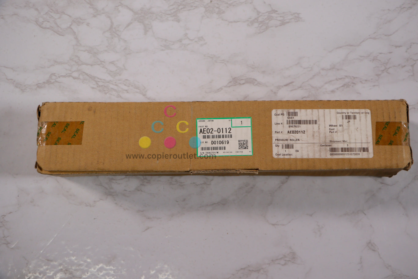 Cosmetic Genuine Ricoh AF1060,1075,9100DN Lower Fuser Pressure Roller AE02-0112