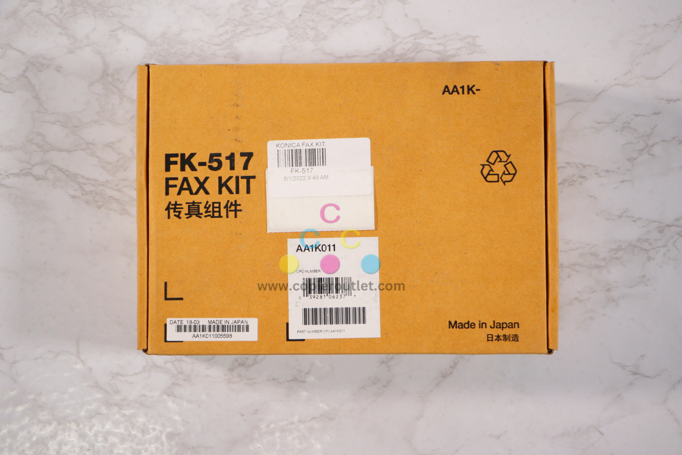 New Konica Minolta FK-517 Fax Kit  For Bizhub 4052, 4752, C3351 SAME DAY SHIPPING