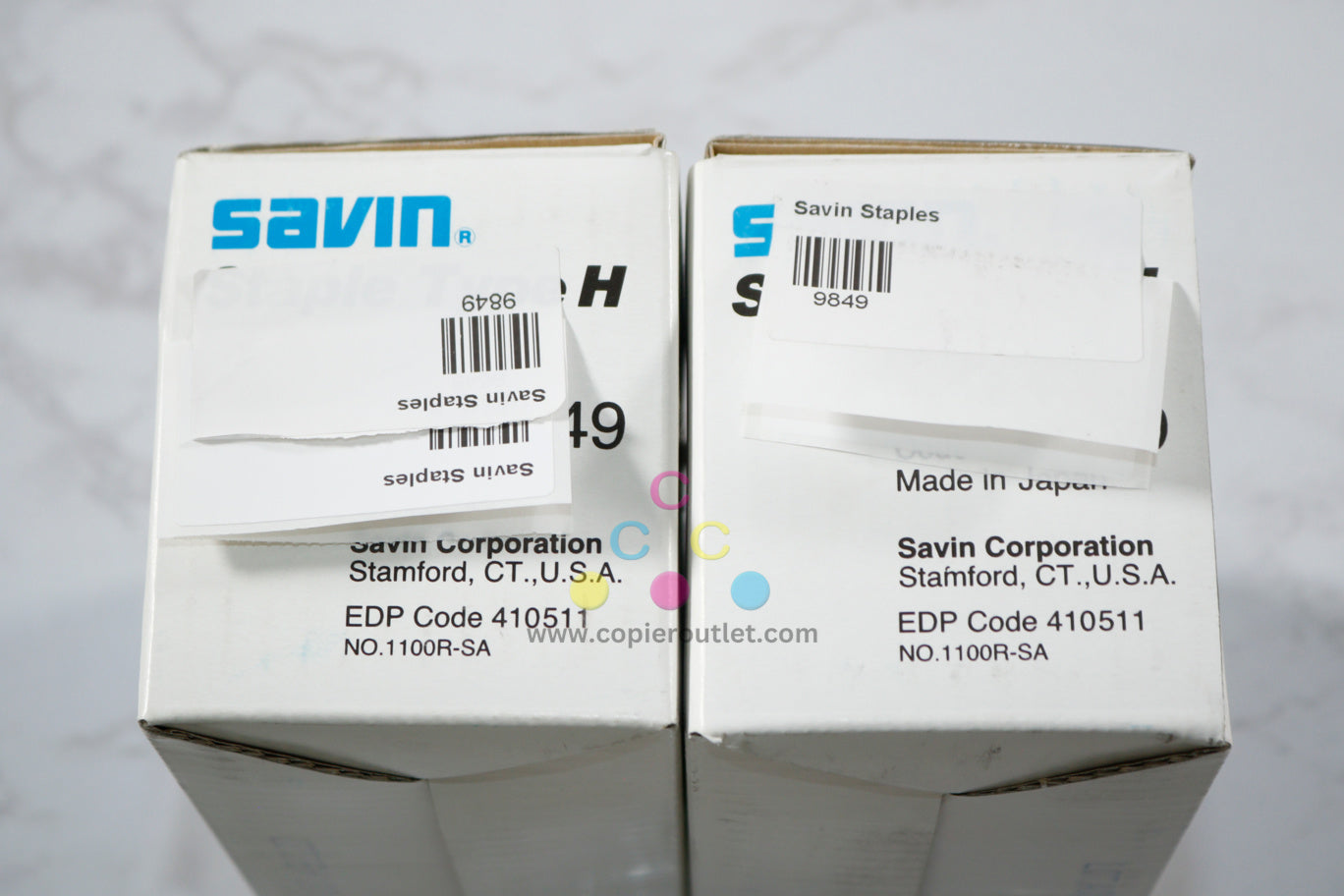 2 OEM Savin DSM 2070DP,2535,2545 Type H Staple Cartridges, 9849, 410511, 1100R-SA