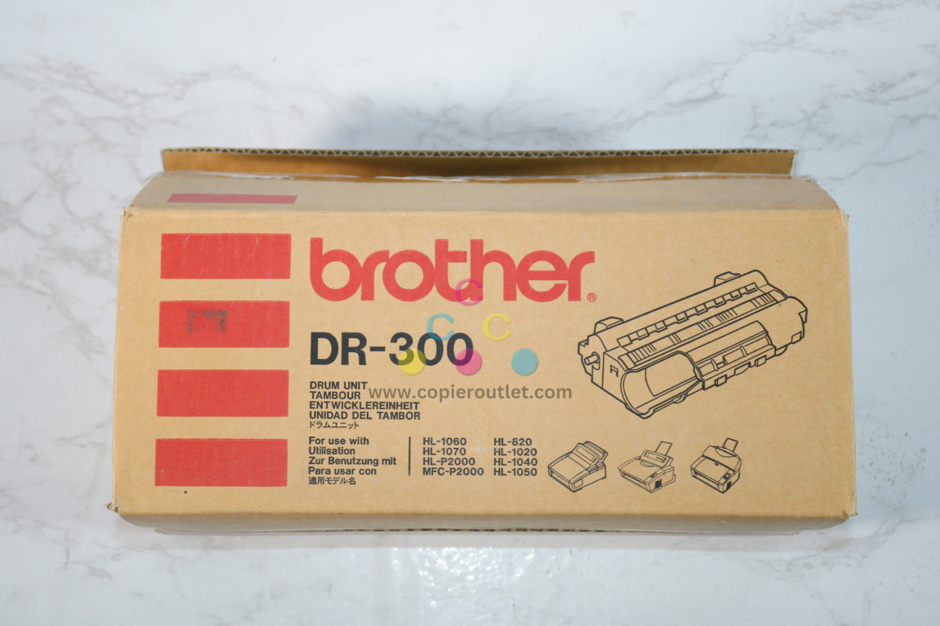 Open OEM Brother HL-1040, HL-1050 HL-1060, MFCP-2000 Drum Unit DR300 / DR-300