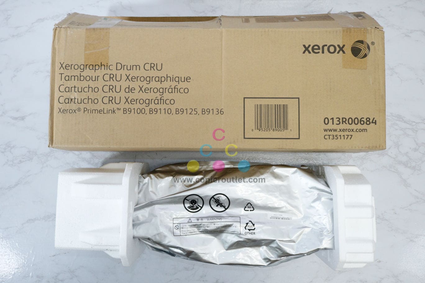 Open Genuine Xerox PrimeLink B9100 B9110 B9125 B9136, 013R00684 Drum Cartridge