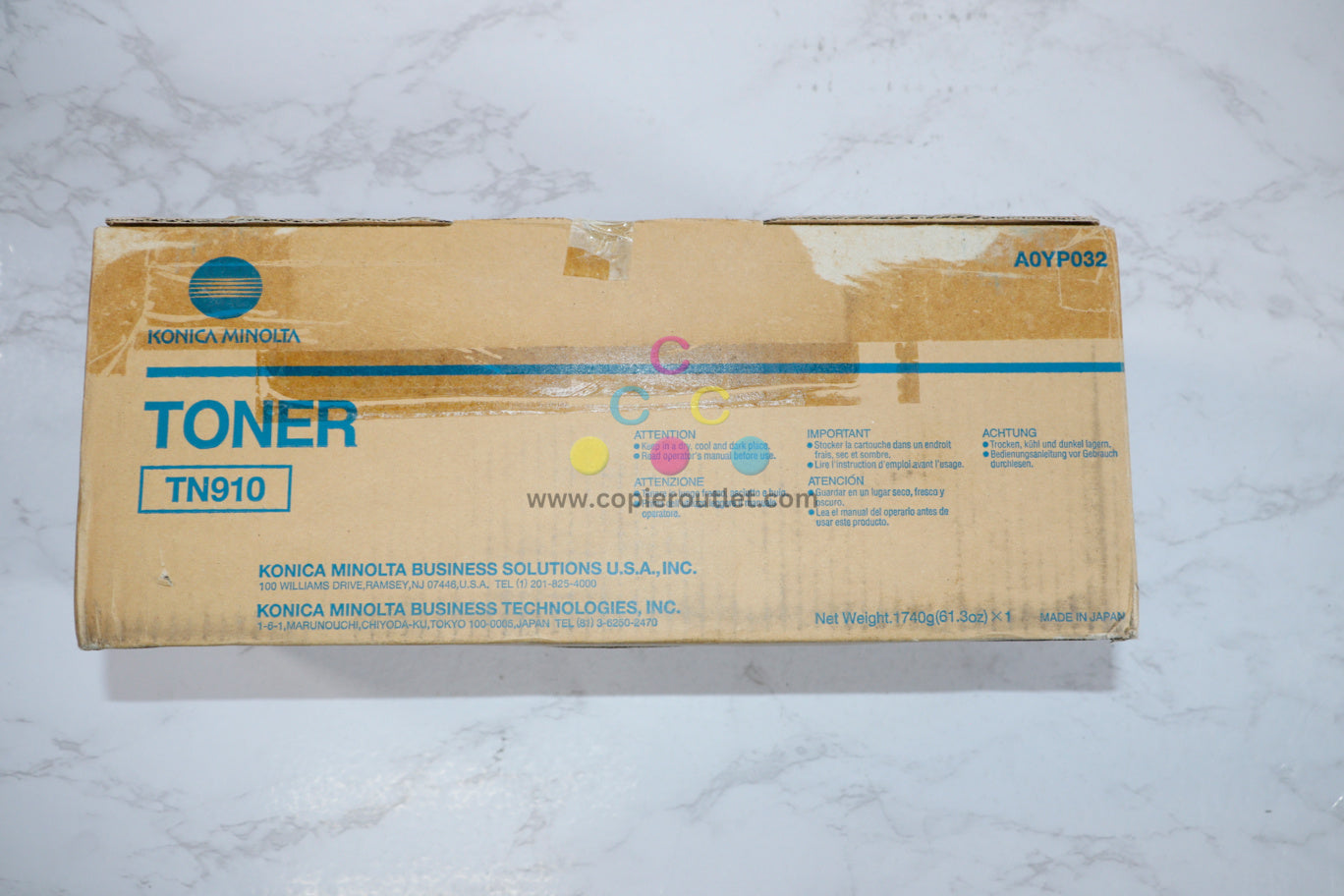 Cosmetic OEM Konica Minolta BH Pro 920 Black Toner TN910 (A0YP032) Same Day Ship