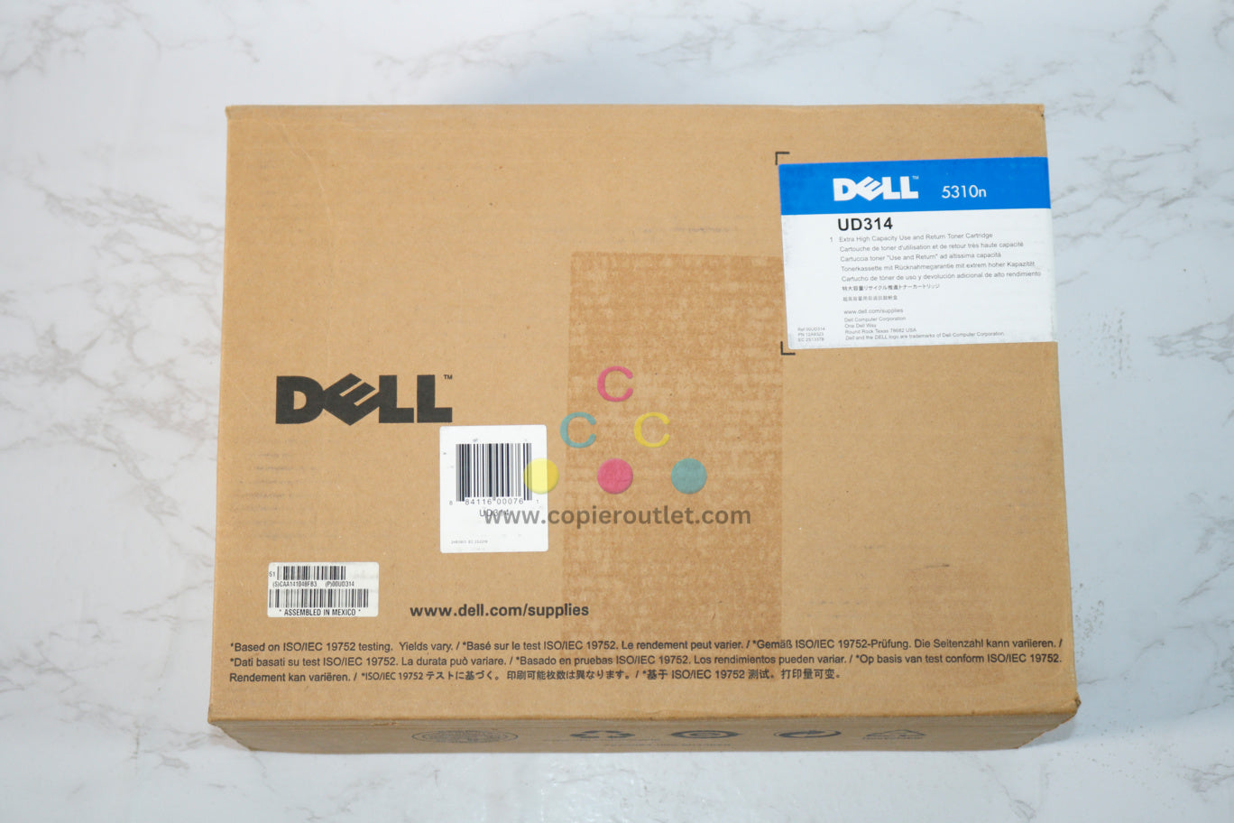 New OEM Dell Laser Printer 5310n, Black Toner Cartridge, UD314, Same Day Ship!