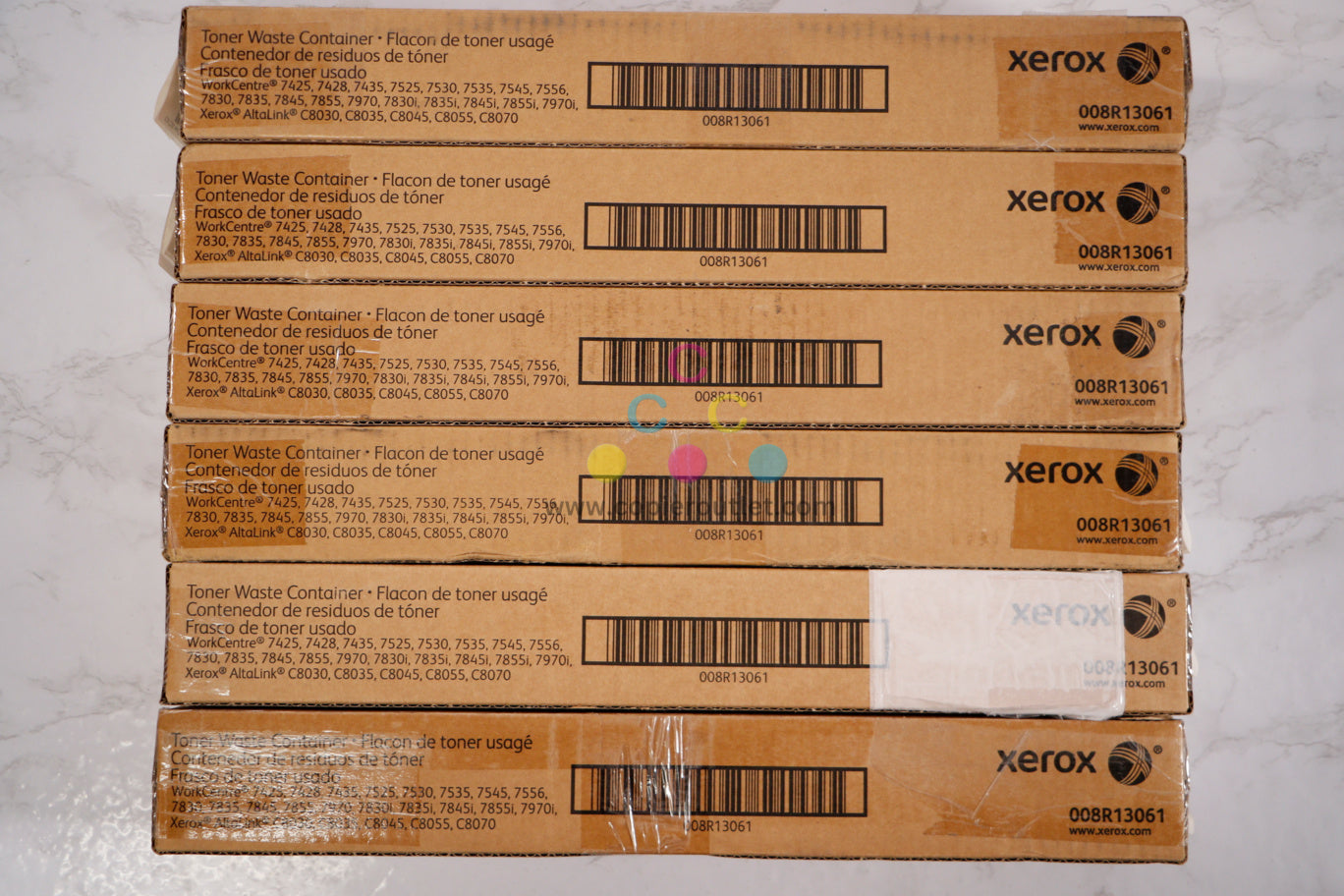 6 OEM Xerox AltaLink C8030,C8035,C8045,C8055 Toner Waste Containers 008R13061