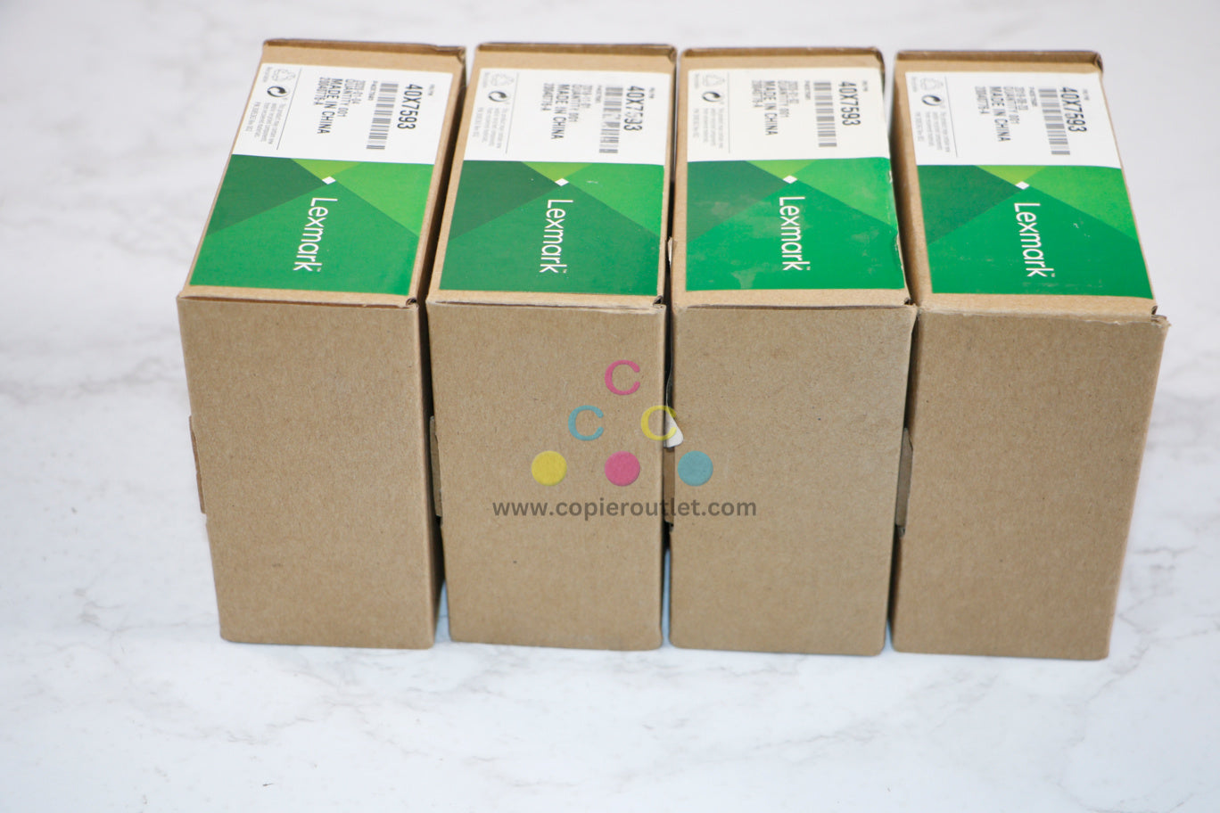 4 New OEM Lexmark C4342,C4352,CS720de,CS725d Pick Up Roller Assembly 40X7593