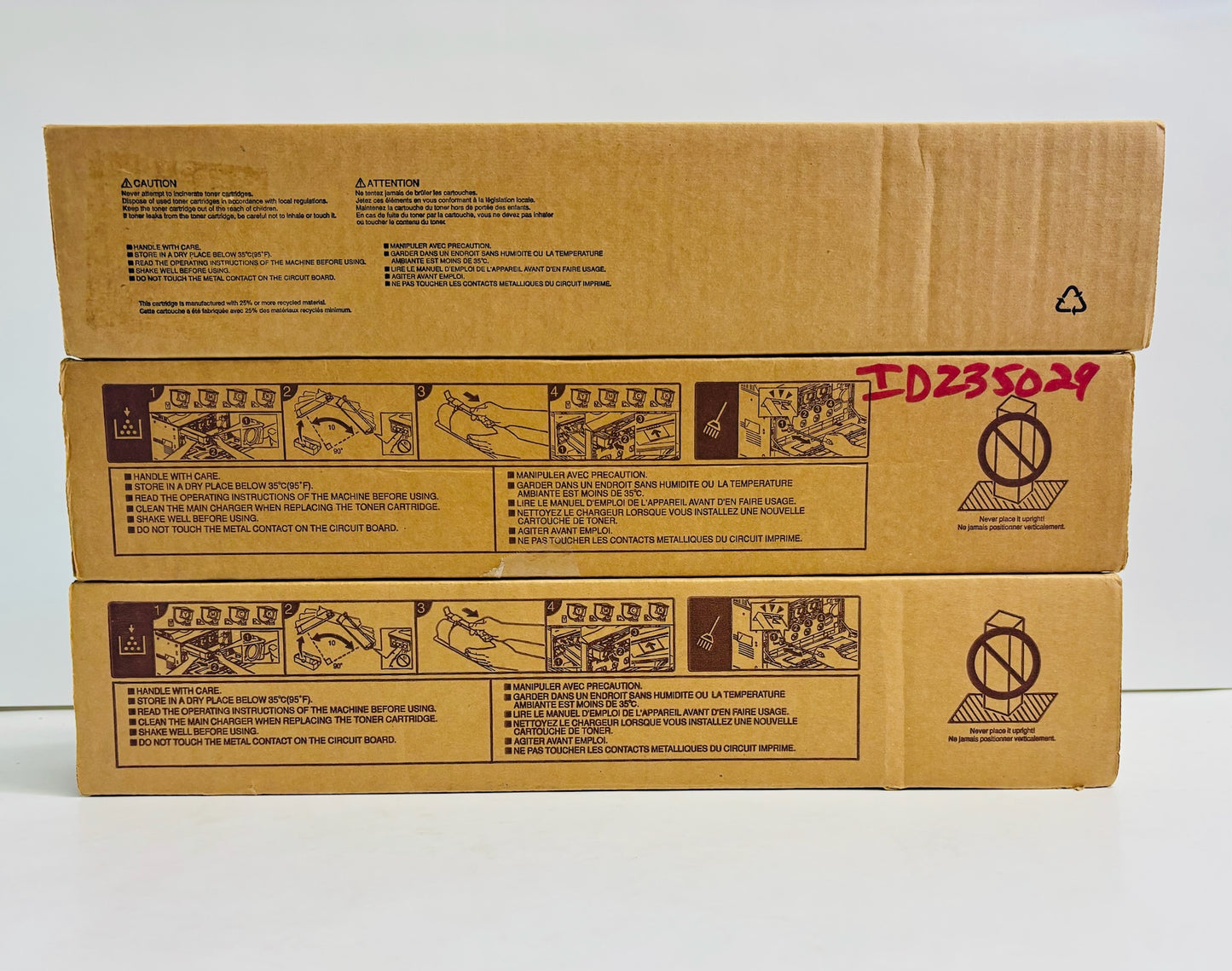 3 Genuine Toshiba 2505AC, 5005A Magenta ,Yellow & Black Toners T-FC505U-MYK