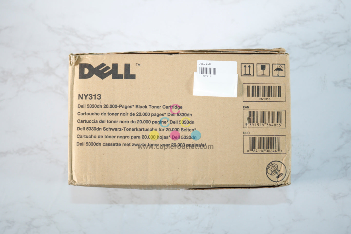 New OEM Dell 5330dn, Black High-Yield Toner Cartridge NY313, Same Day Ship !