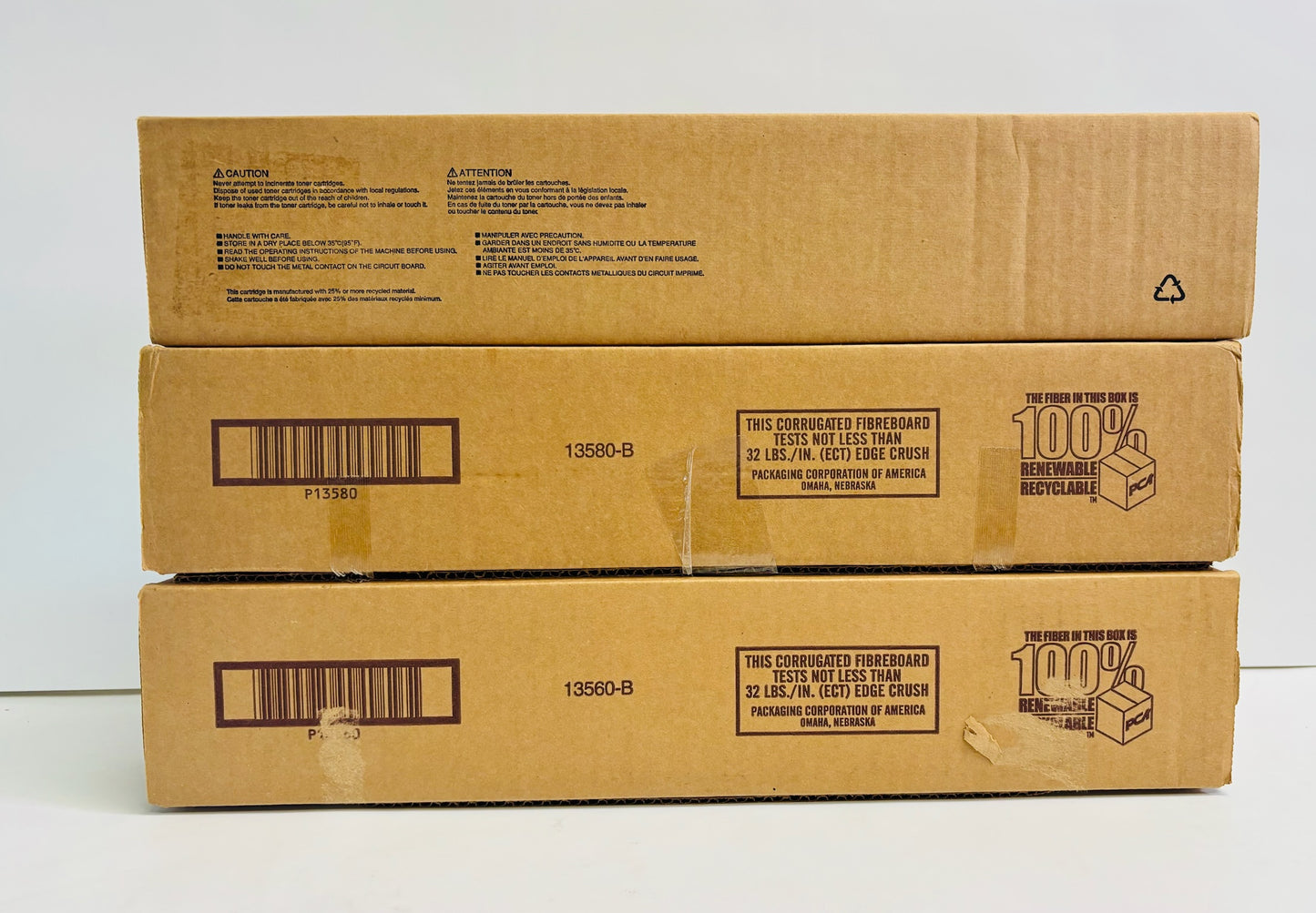 3 Genuine Toshiba 2505AC, 5005A Magenta ,Yellow & Black Toners T-FC505U-MYK