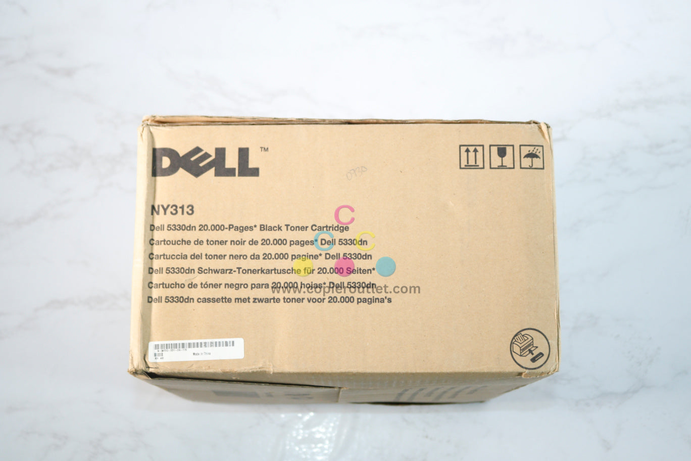 New OEM Dell 5330dn, Black High-Yield Toner Cartridge NY313, Same Day Ship !