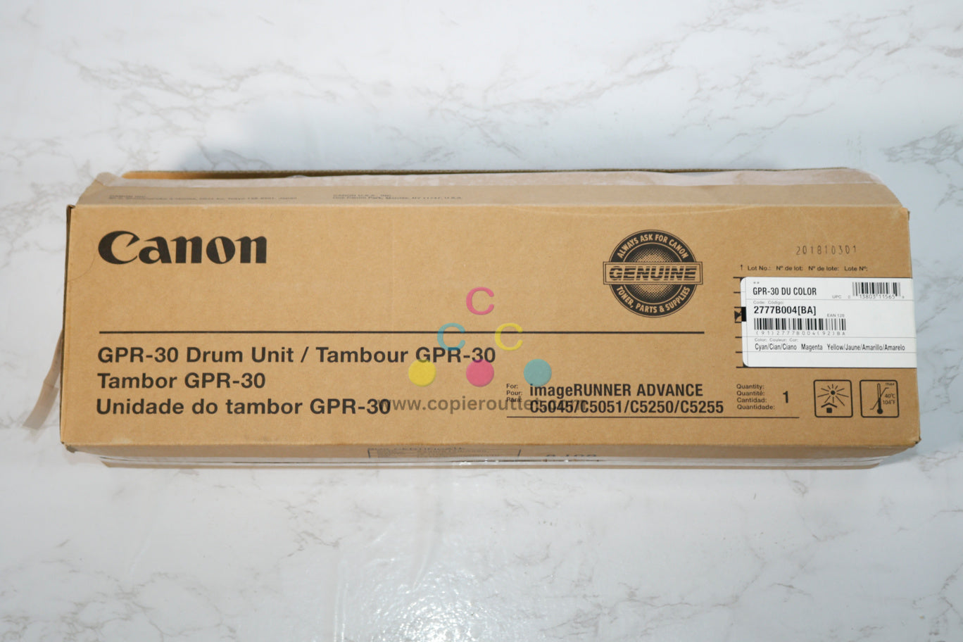 Open Box OEM Canon iR C5045,C5051,C5250 GPR-30 Color Drum Unit 2777B004[BA]