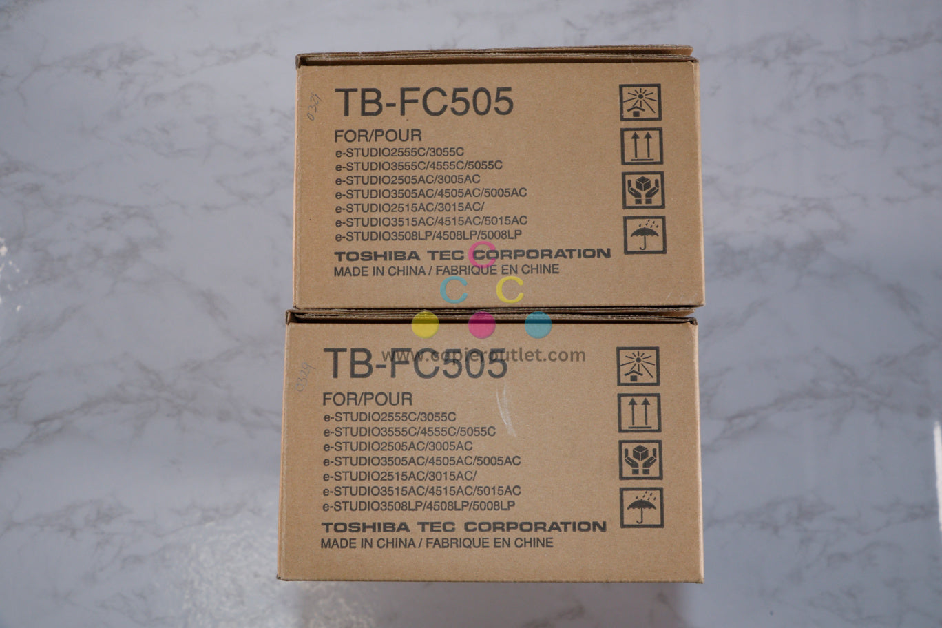 2 OEM Toshiba eSTUDIO2505AC,2515AC,2555C,3005AC Waste Toner Container TB-FC505