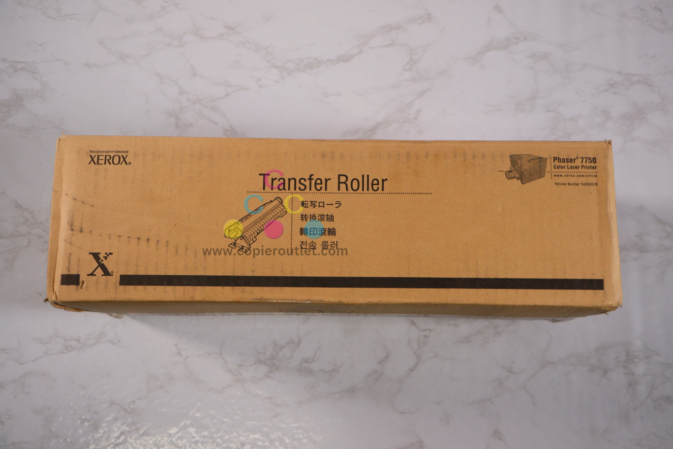 New Genuine Xerox Phaser 7750 7760 EX7750 Transfer Roller 108R00579 Same Day Ship!