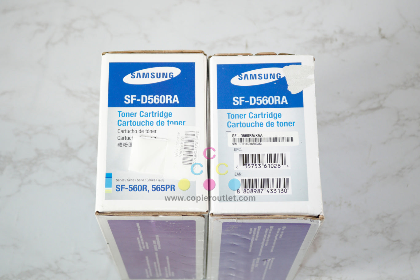 2 New OEM Samsung SF560R, 565PR  Black Toner Cartridge SF-D560RA (SFD560RA)