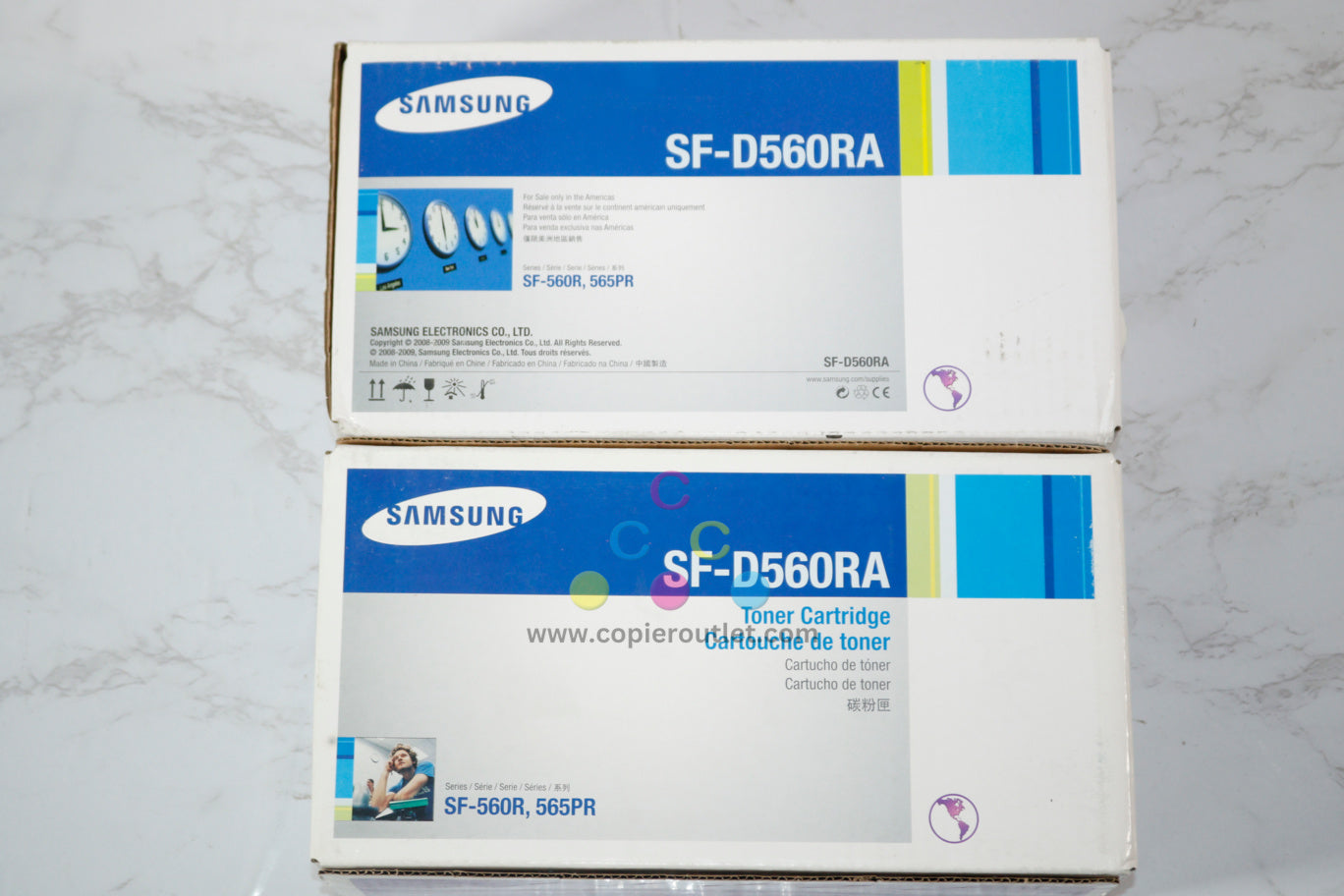 2 New OEM Samsung SF560R, 565PR  Black Toner Cartridge SF-D560RA (SFD560RA)