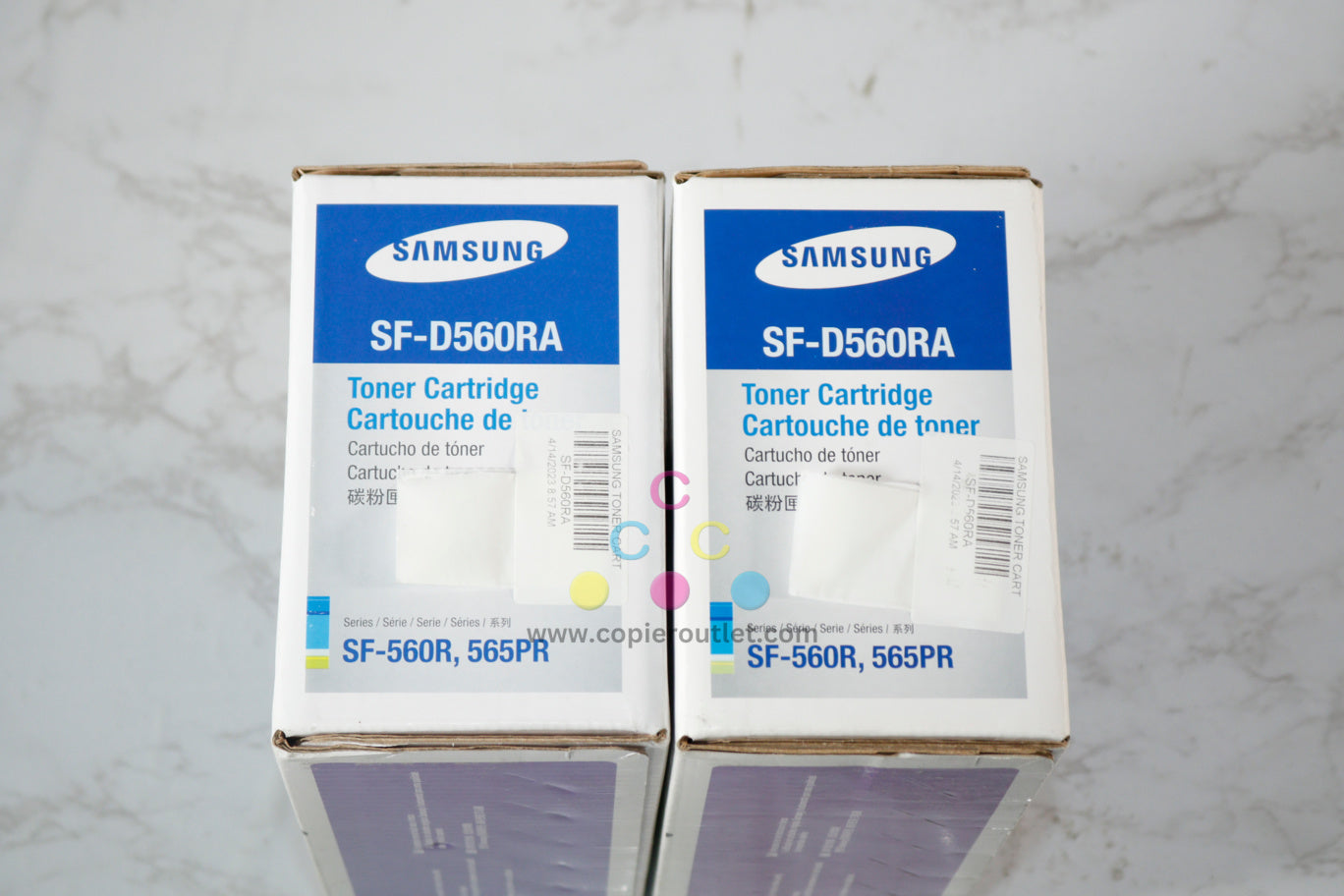 2 New OEM Samsung SF560R, 565PR  Black Toner Cartridge SF-D560RA (SFD560RA)