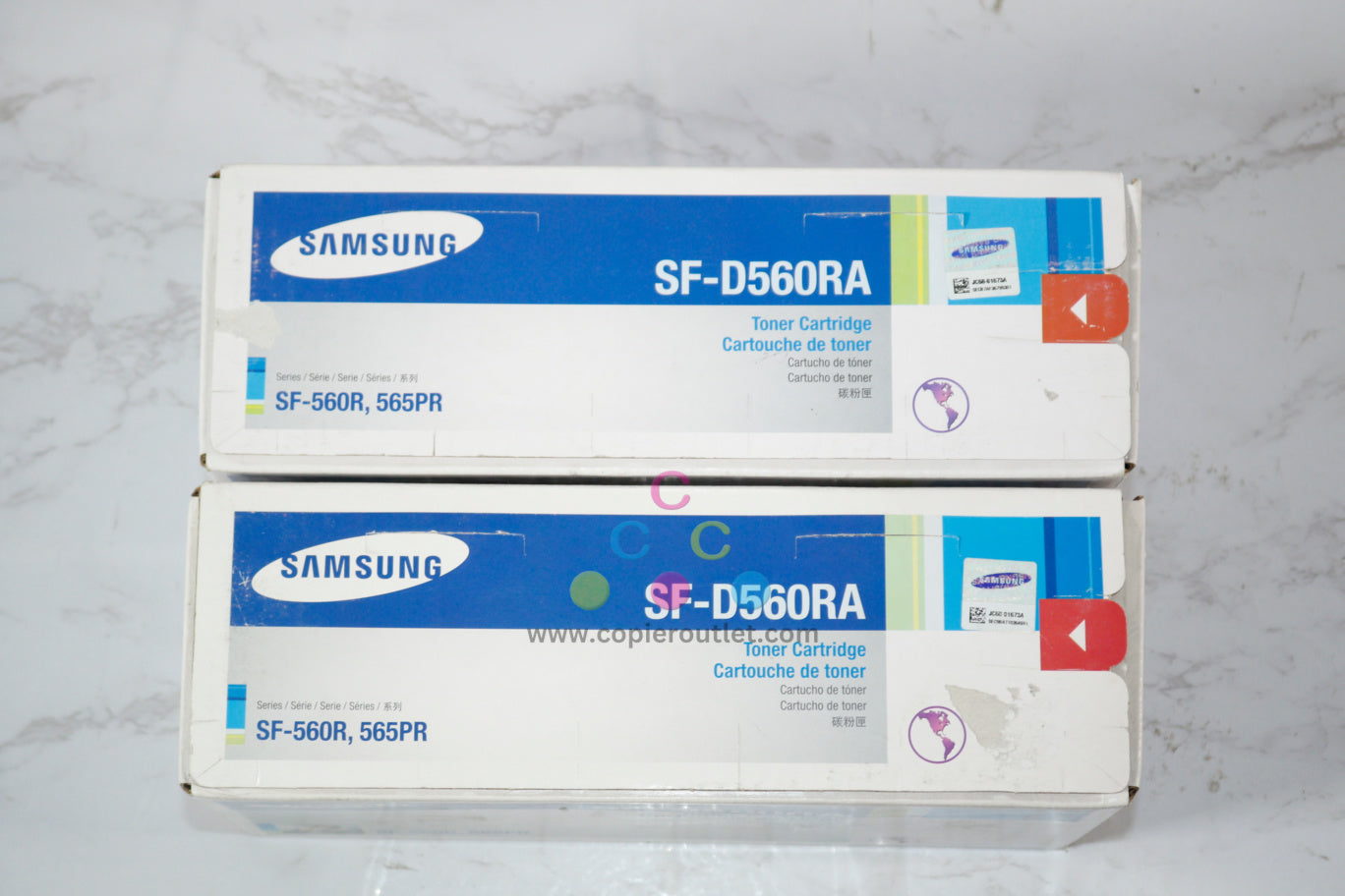 2 New OEM Samsung SF560R, 565PR  Black Toner Cartridge SF-D560RA (SFD560RA)