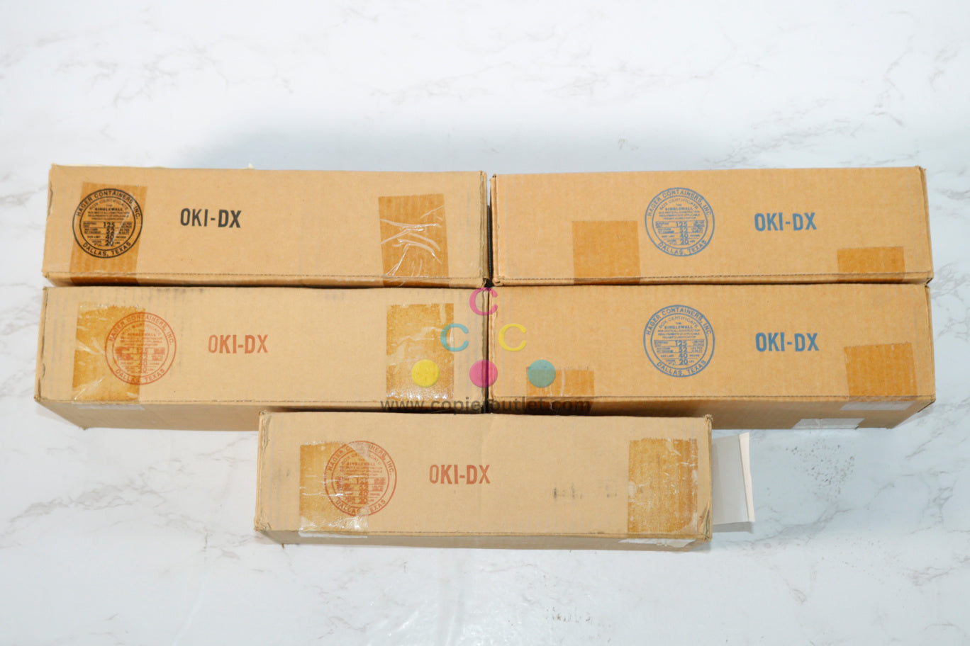 5 Genuine Oki Fax 5800, 56113601 Black Drum Units, Same Day Shipping!